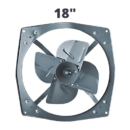 RALLY TEMPEST METAL INDUSTRIAL EXHAUST FAN 18INCH