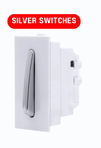 HI FI 10A 1WAY TO 20A 1WAY SILVER SWITCH WITH INDCATOR