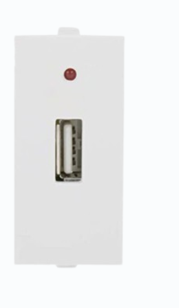 HI FI 1M USB CHARGER WITH INDICATOR INPUT 110V OUTPUT-5V DC, 2A 2000mA