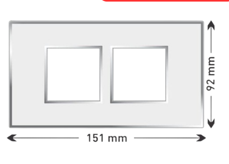 LISHA S7 4M PLATINA PLATE WITH PARTITION