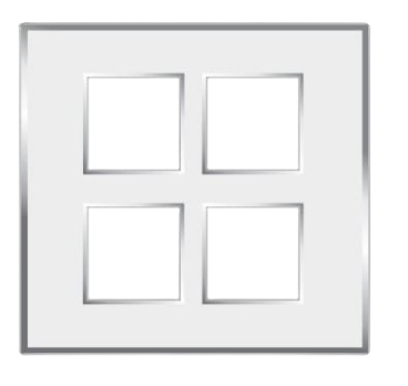 LISHA S7 8M PLATINA PLATE SQUARE