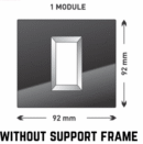 LISHA S7 1M TINT GLASS COVER PLATE (WITHOUT SUPPORT FRAMES)