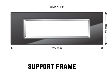 LISHA S7 8M HORIZONTAL TINT GLASS SUPPORT FRAME