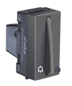 LISHA S7 10A SLIMZ ICON BELL PUSH SWITCH