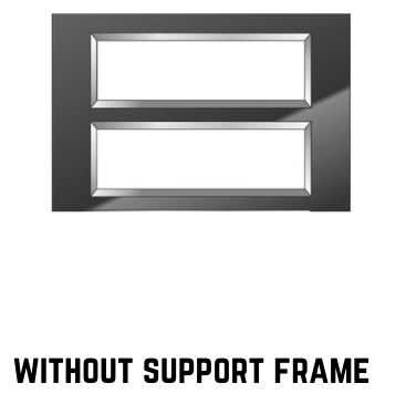 LISHA S7 8M SQUARE TINT GLASS ICON PLATE (WITHOUT SUPPORT FRAMES)