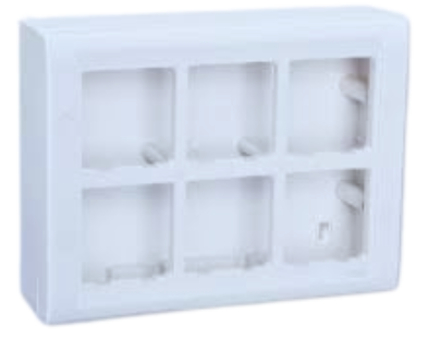 GM CUBA 12M SURFACE GANG BOX ( WHITE )
