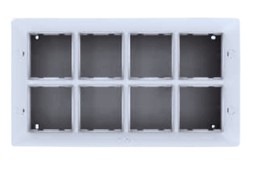 GM CUBA 16M SURFACE GANG BOX ( WHITE )