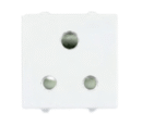 MYRAH 6A 3PIN SOCKET WITH SHUTTER ( WHITE )