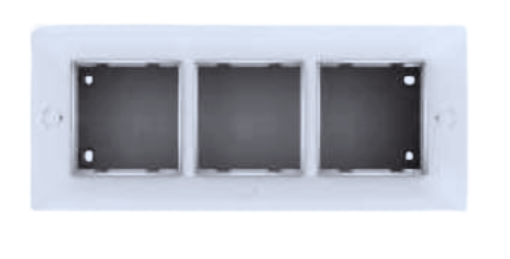 GM CUBA 6M SURFACE GANG BOX ( WHITE )