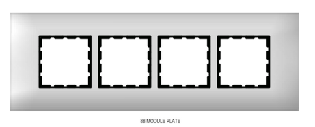 MYRAH 8M VIDA PLATE HORIZONTAL ( WHITE )