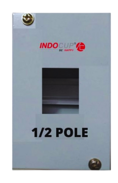 INDOCUP 1/2 POLE METAL BOX