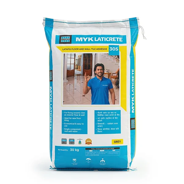 MYK Laticrete 305 Tile Adhesive, Grey 30 Kg bag