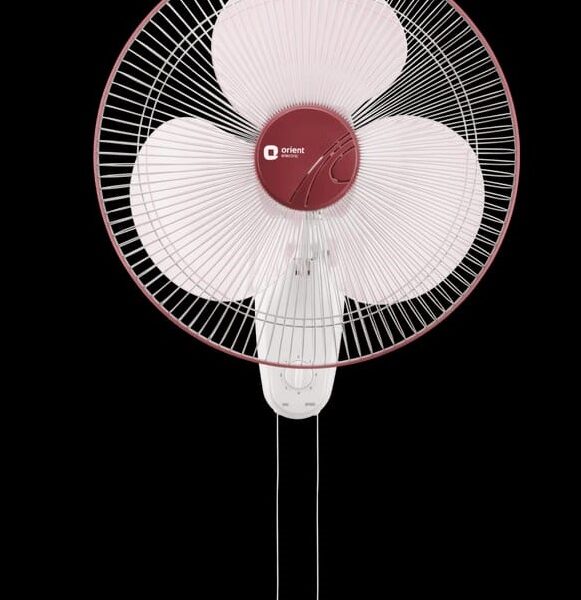 ORIENT WALL FAN 400MM ( CRIMSON RED-WHITE )