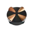 GM Arco 4 Way Outdoor Wall Light IP65 Black Copper Round